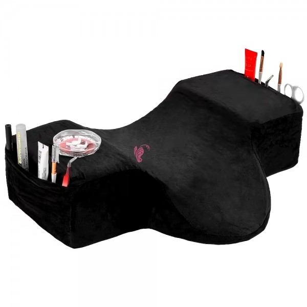 Perna de cap pentru extensii gene sau make-up Profesional Cod 009 Neagră